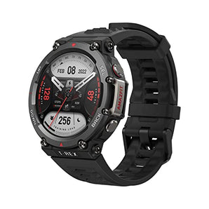 Amazfit-T-Rex-2-Smart-Watch-for-Men-Dual-Band-5-Satellite-Positioning-24-Day-Battery-Life-Ultra-Low-Temperature-Operation-Rugged-Outdoor-GPS-Military-Smartwatch-Real-time-Navigation-Black-0