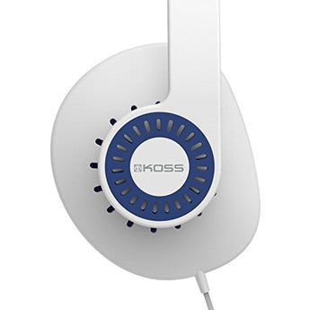 Koss-KPH30iW-On-Ear-Headphones-in-Line-Microphone-and-Touch-Remote-Control-D-Profile-Design-Wired-with-35mm-Plug-White-and-Blue-0-0